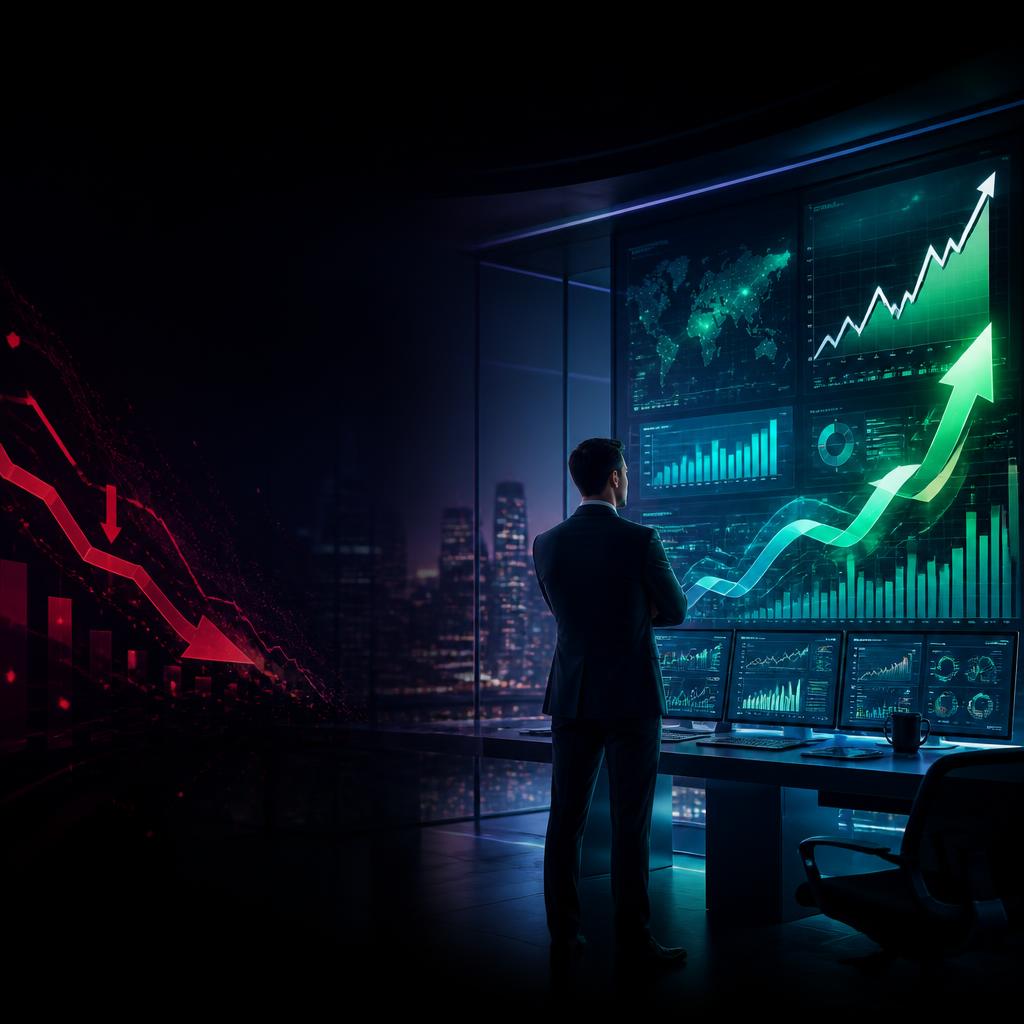 Business analytics changing from declining numbers to upward growth